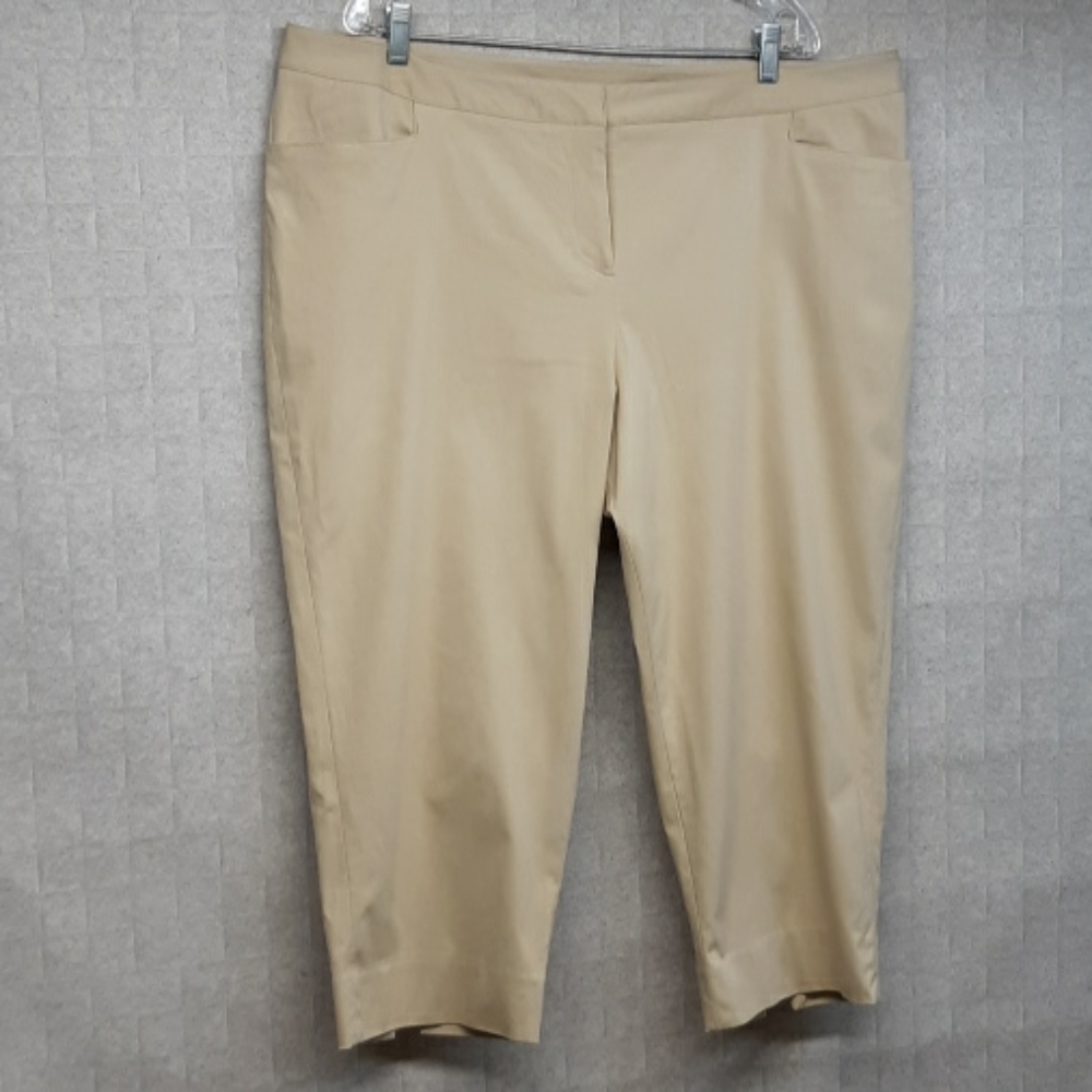 Lane Bryant Beige Capris